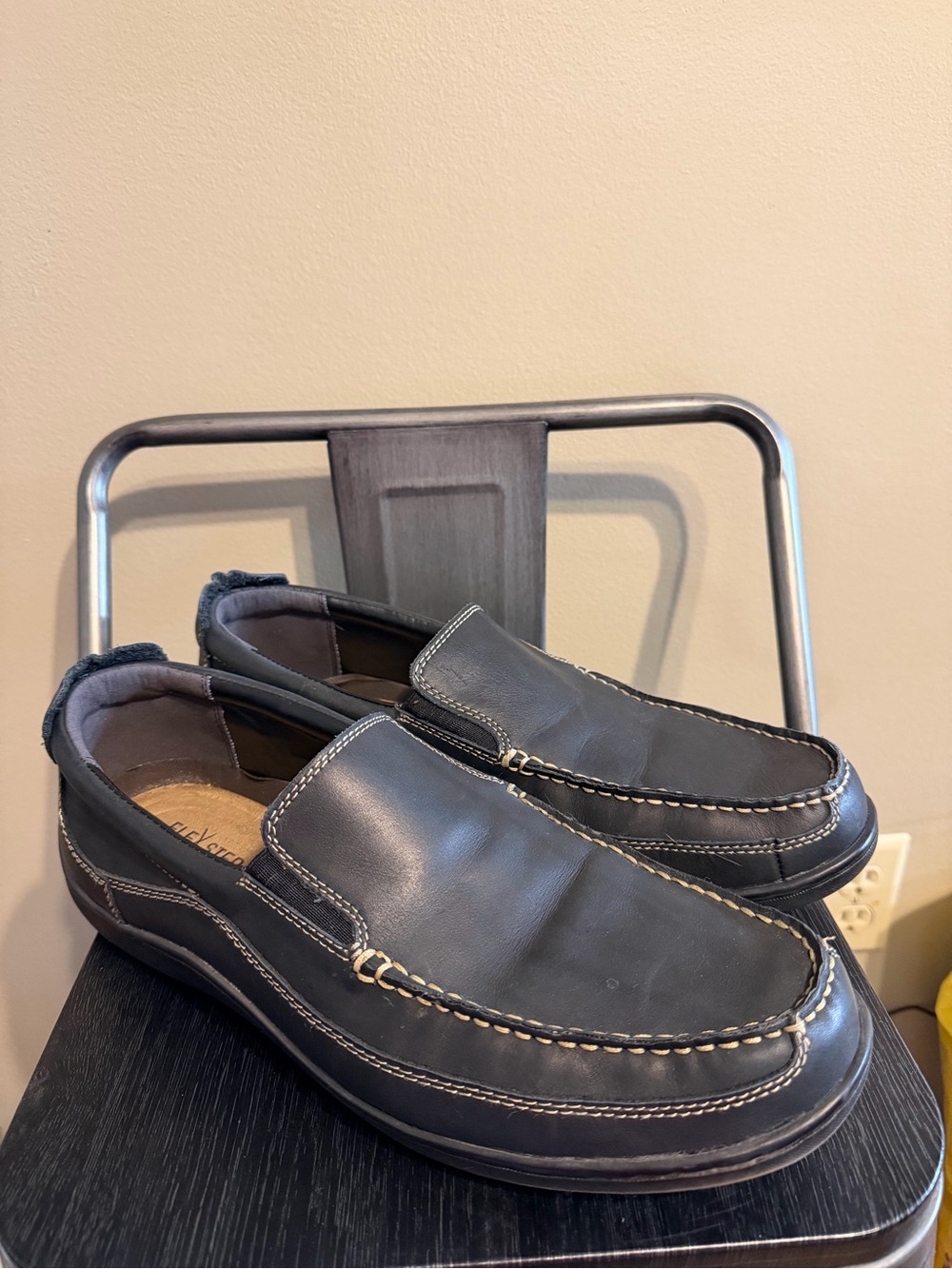 G.H. Bass Flex Step Victor Leather Loafers 13W